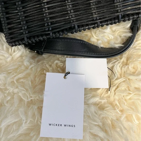 Wicker Wings Black Tall Tixing Backpack (Genuine Leather  display picture 3